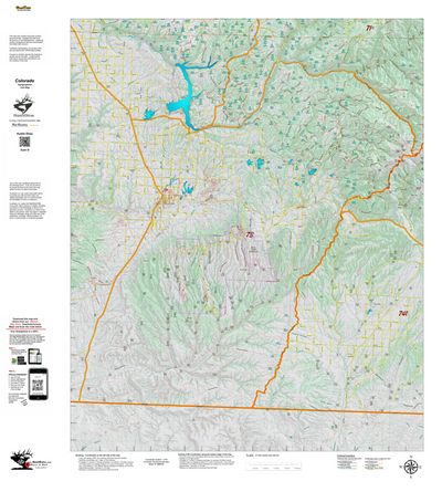 Topographical Map for CO Unit 73 Preview 1