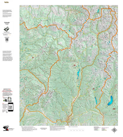 Topographical Map for CO Unit 74 Preview 1