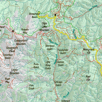 Topographical Map for CO Unit 74 Preview 3
