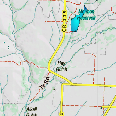 Topographical Map for CO Unit 741 Preview 2