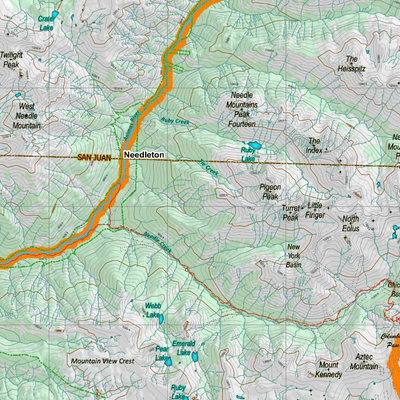 Topographical Map for CO Unit 75 Preview 3
