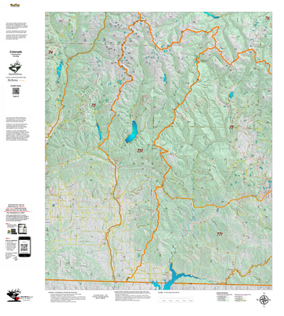 Topographical Map for CO Unit 751 Preview 1