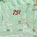Topographical Map for CO Unit 751 Preview 2