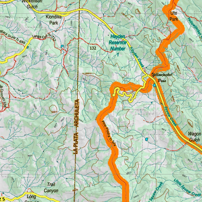 Topographical Map for CO Unit 751 Preview 3