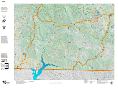 Topographical Map for CO Unit 771 Preview 1