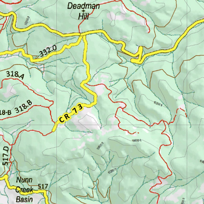 Topographical Map for CO Unit 8 Preview 2