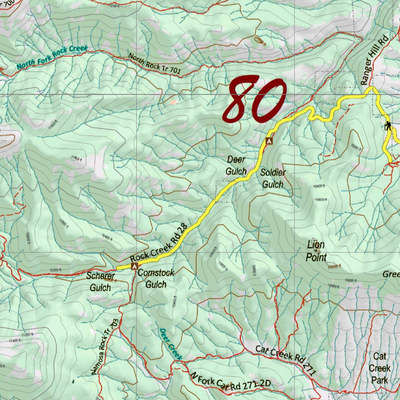 Topographical Map for CO Unit 80 Preview 2