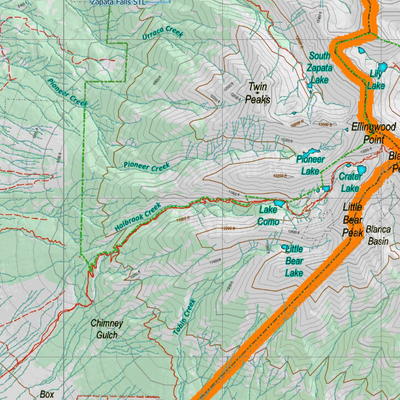 Topographical Map for CO Unit 83 Preview 3