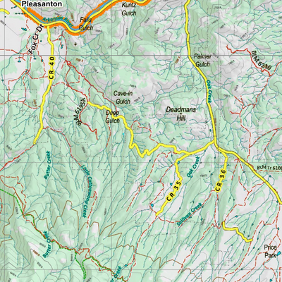 Topographical Map for CO Unit 86 Preview 3