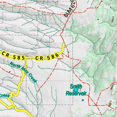 Topographical Map for CO Unit 861 Preview 2
