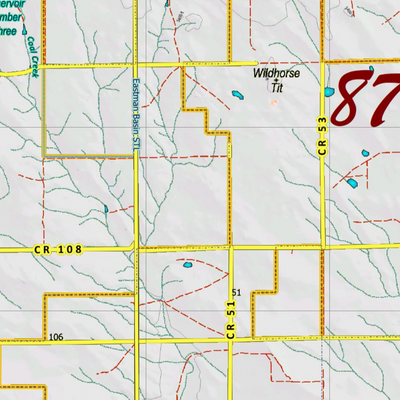 Topographical Map for CO Unit 87 Preview 2