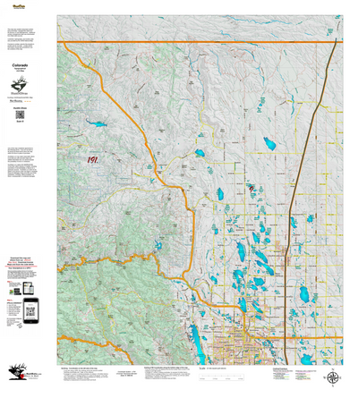 Topographical Map for CO Unit 9 Preview 1