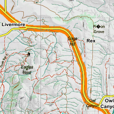 Topographical Map for CO Unit 9 Preview 2