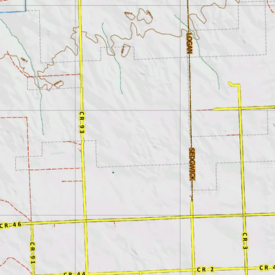 Topographical Map for CO Unit 93 Preview 2