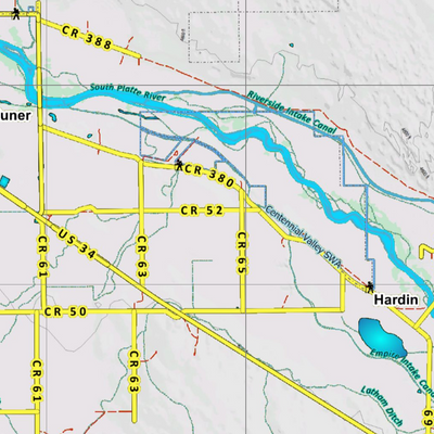 Topographical Map for CO Unit 951 Preview 2