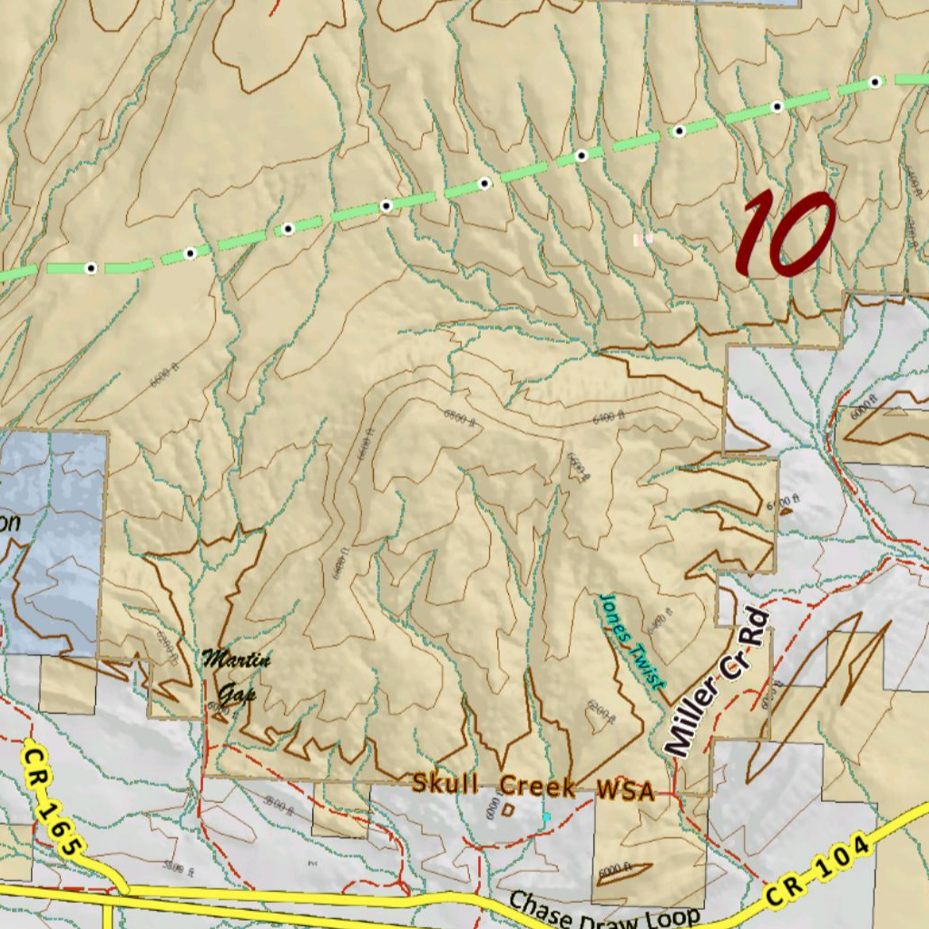 Turkey Concentrations for CO Unit 10 Map by Divas de la Caza | Avenza Maps
