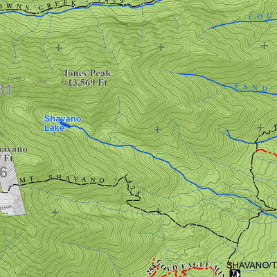 DIY Hunting Maps Colorado GMU 56 Topographic Hunting Map digital map