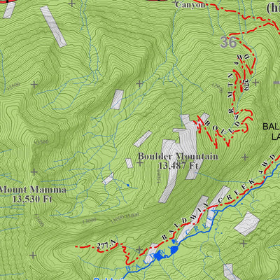 DIY Hunting Maps Colorado GMU 56 Topographic Hunting Map digital map
