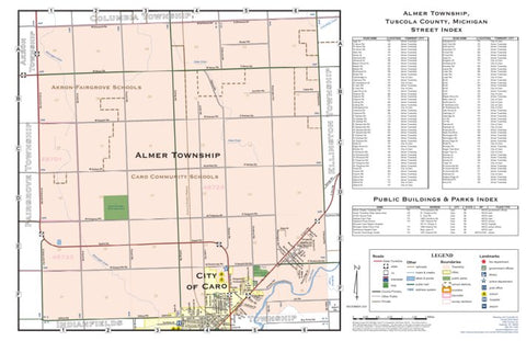 Donald Dale Milne Almer Township, Tuscola County, Michigan digital map