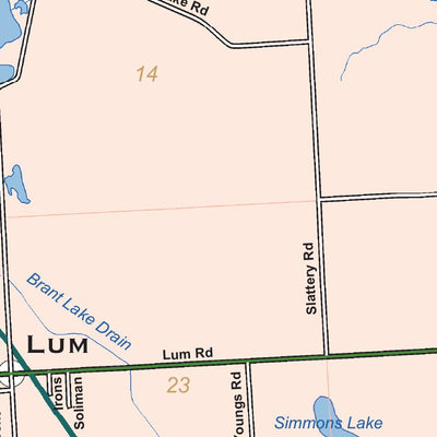 Donald Dale Milne Arcadia Township, Lapeer County, MI digital map