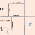 Donald Dale Milne Birch Run Township and Village of Birch Run, Saginaw County, Michigan digital map
