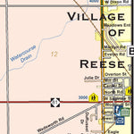 Donald Dale Milne Blumfield Township, Saginaw County, Michigan digital map
