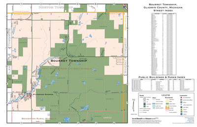 Bourret Township, Gladwin County, Michigan Preview 1