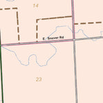 Donald Dale Milne Bridgehampton Township, and Village of Carsonville, Sanilac County, Michigan digital map