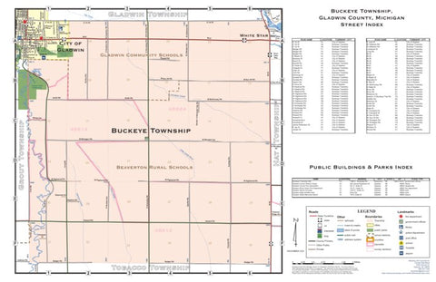 Donald Dale Milne Buckeye Township, Gladwin County, Michigan digital map