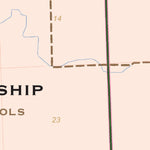 Donald Dale Milne Burlington Township, Lapeer County, MI digital map