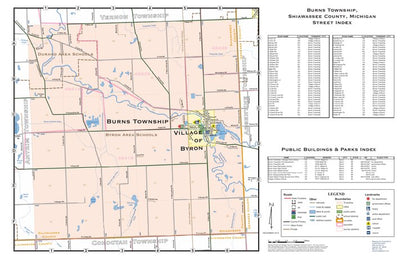 Burns Township and Village of Byron, Shiawassee County, Michigan Preview 1