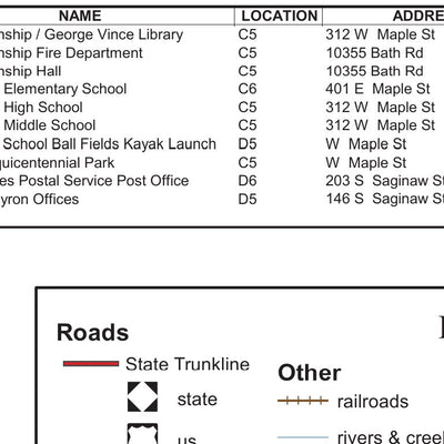 Burns Township and Village of Byron, Shiawassee County, Michigan Preview 3