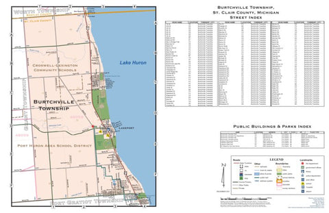 Donald Dale Milne Burtchville Township, St. Clair County, MI digital map