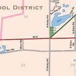 Caledonia Township, City of Corunna, and part of City of Owosso, Shiawassee County, Michigan Preview 2