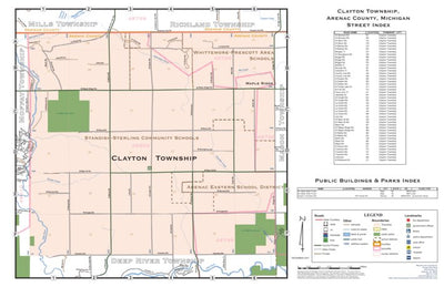 Donald Dale Milne Clayton Township, Arenac County, MI digital map