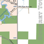 Donald Dale Milne Clement Township, Gladwin County, Michigan digital map