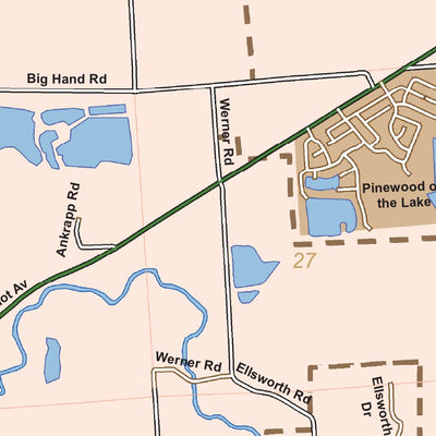 Donald Dale Milne Columbus Township, St. Clair Township, MI digital map