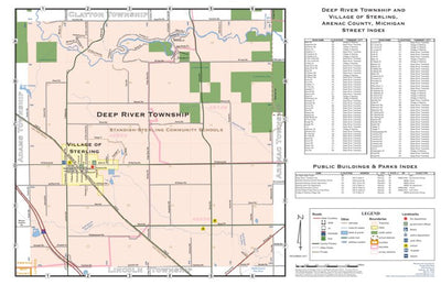 Donald Dale Milne Deep River Township, Arenac County, MI digital map