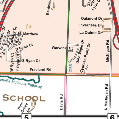 Donald Dale Milne Frankenlust Township, Bay County, MI digital map