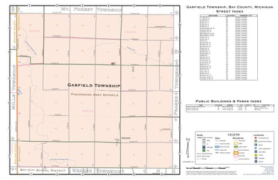 Donald Dale Milne Garfield Township, Bay County, MI digital map