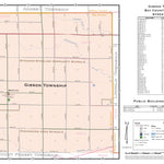 Donald Dale Milne Gibson Township, Bay County, MI digital map