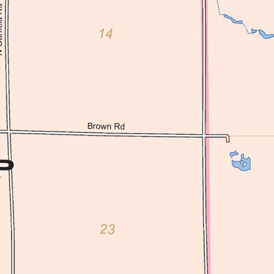 Donald Dale Milne Gibson Township, Bay County, MI digital map