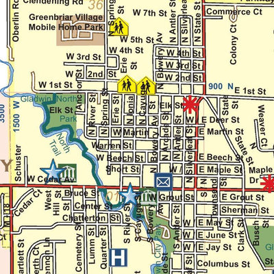 Donald Dale Milne Gladwin County, Michigan - Complete Township Maps bundle