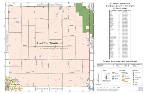 Donald Dale Milne Gladwin Township, Gladwin County, Michigan digital map