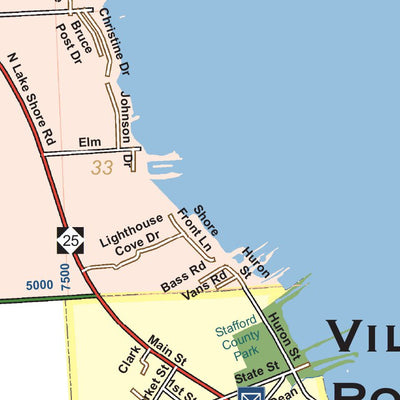 Donald Dale Milne Gore Township and Village of Port Hope, Huron County, Michigan digital map
