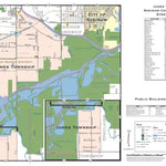 Donald Dale Milne James Township, Saginaw County, Michigan digital map