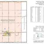 Donald Dale Milne Jonesfield Township and Village of Merrill, Saginaw County, Michigan digital map
