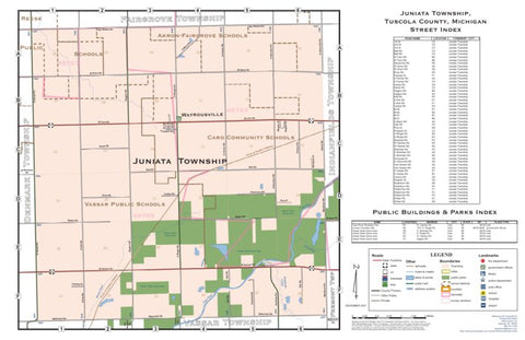 Donald Dale Milne Juniata Township, Tuscola County, Michigan digital map