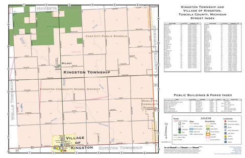 Donald Dale Milne Kingston Township, Tuscola County, Michigan digital map