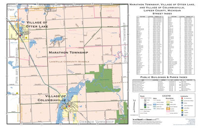 Donald Dale Milne Marathon Township, Lapeer County, MI digital map